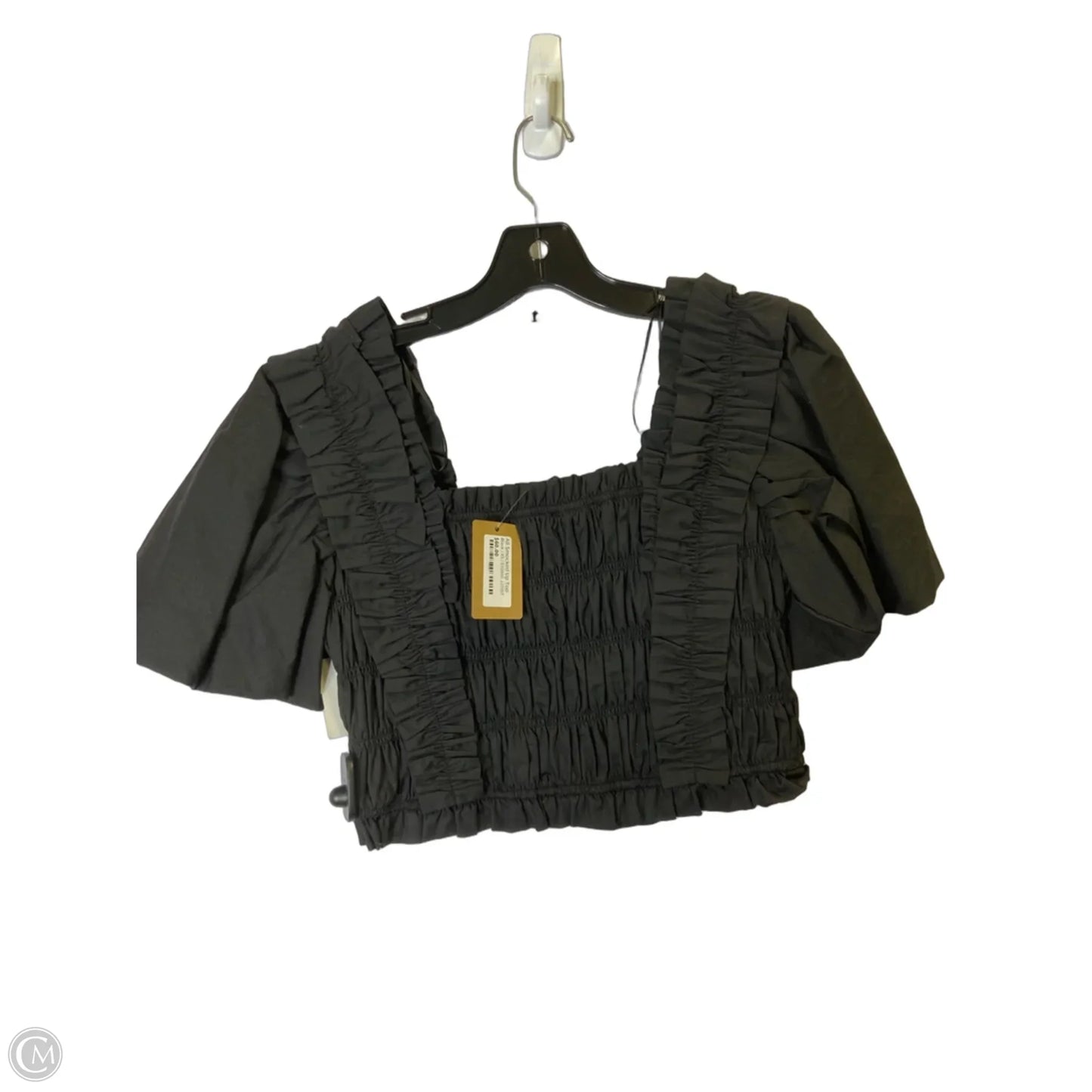 Top Short Sleeve By Endless Rose In Black, Size: Xs