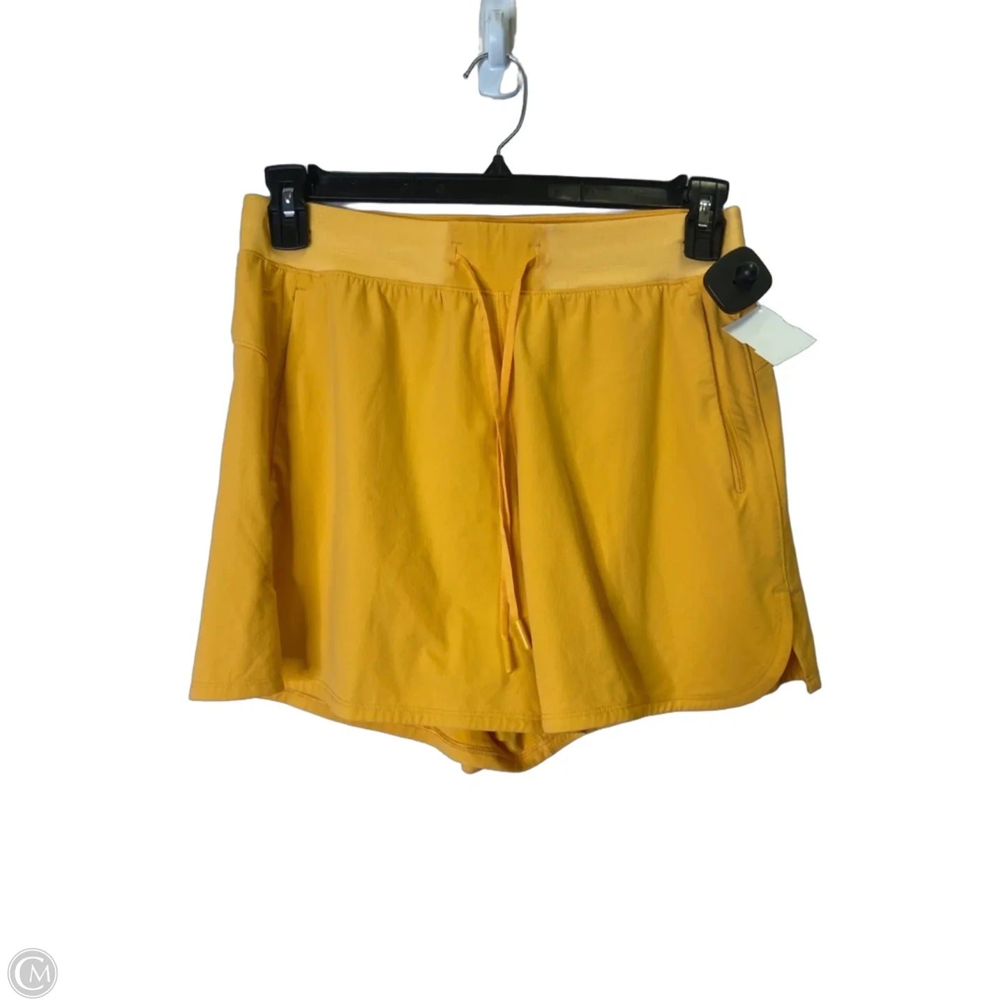 Athletic Shorts By Lululemon In Orange, Size: 8
