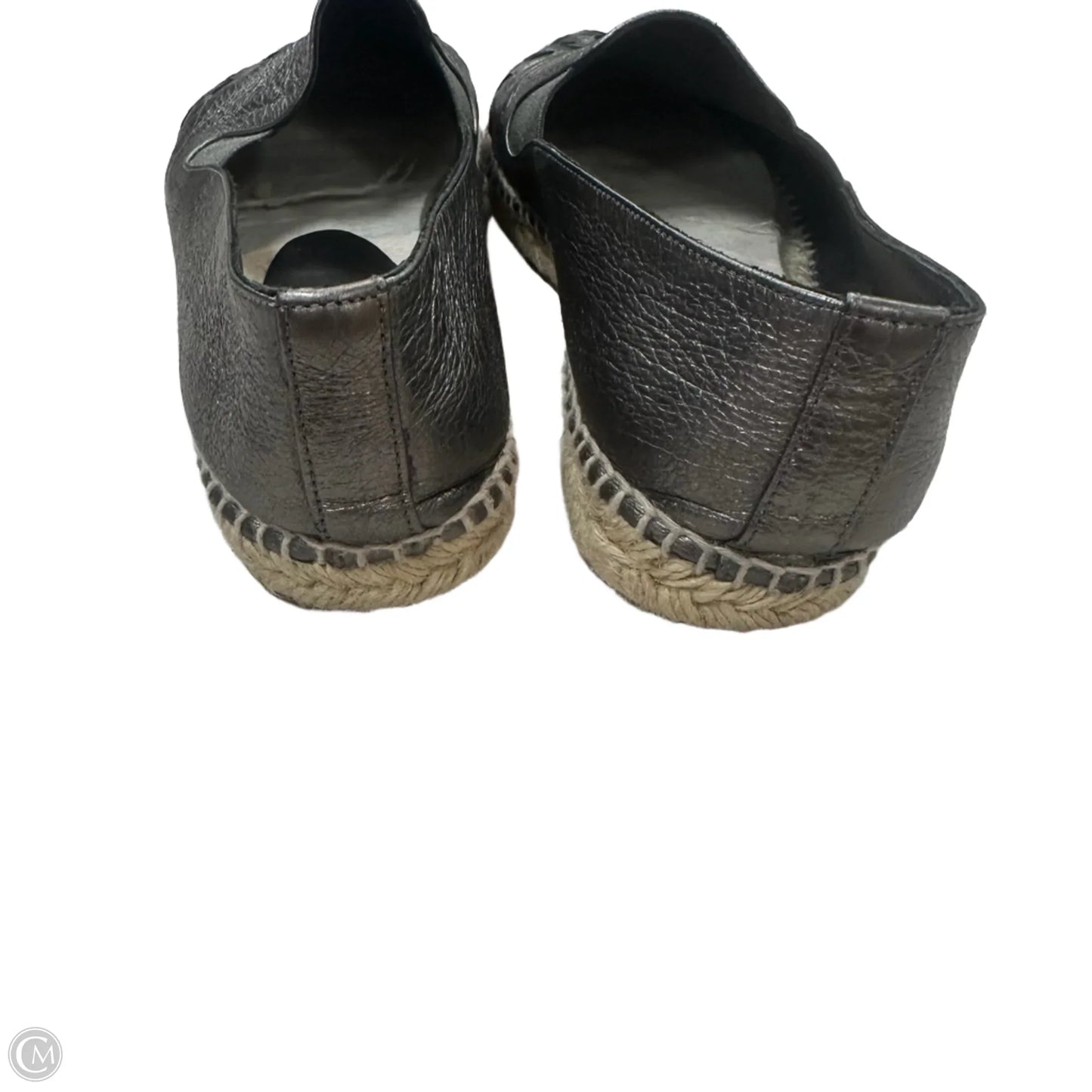Shoes Luxury Designer By Bottega Veneta In Silver, Size: 8