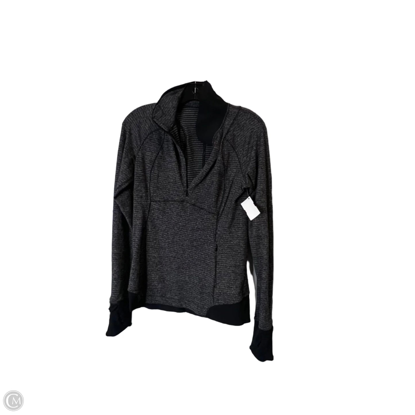 Athletic Jacket By Lululemon In Grey, Size: 6