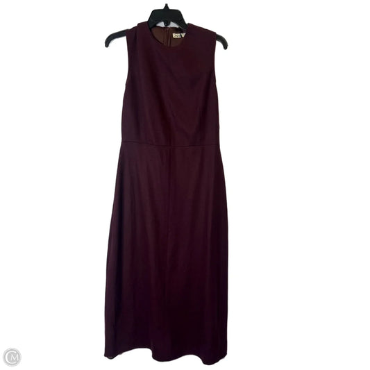 Dress Casual Midi By Zara In Purple, Size: L