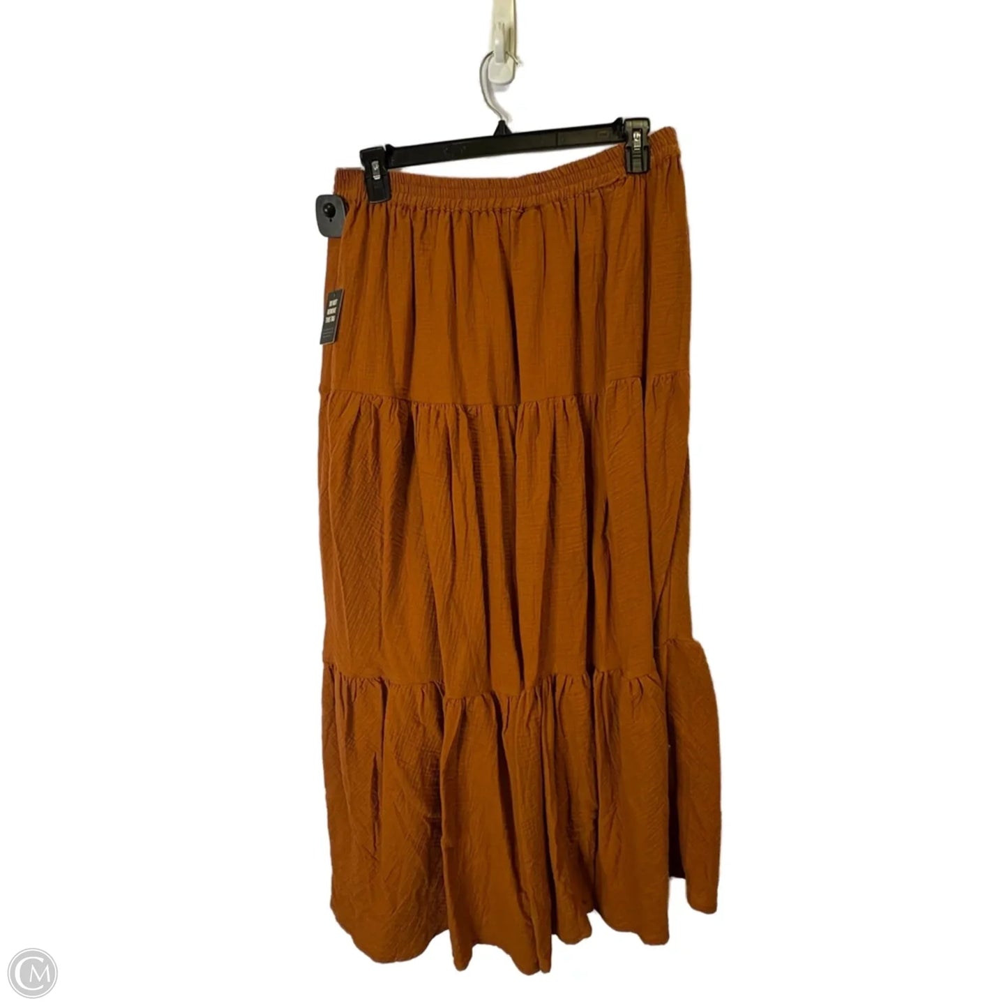 Skirt Maxi By Ashley Stewart In Orange, Size: 18