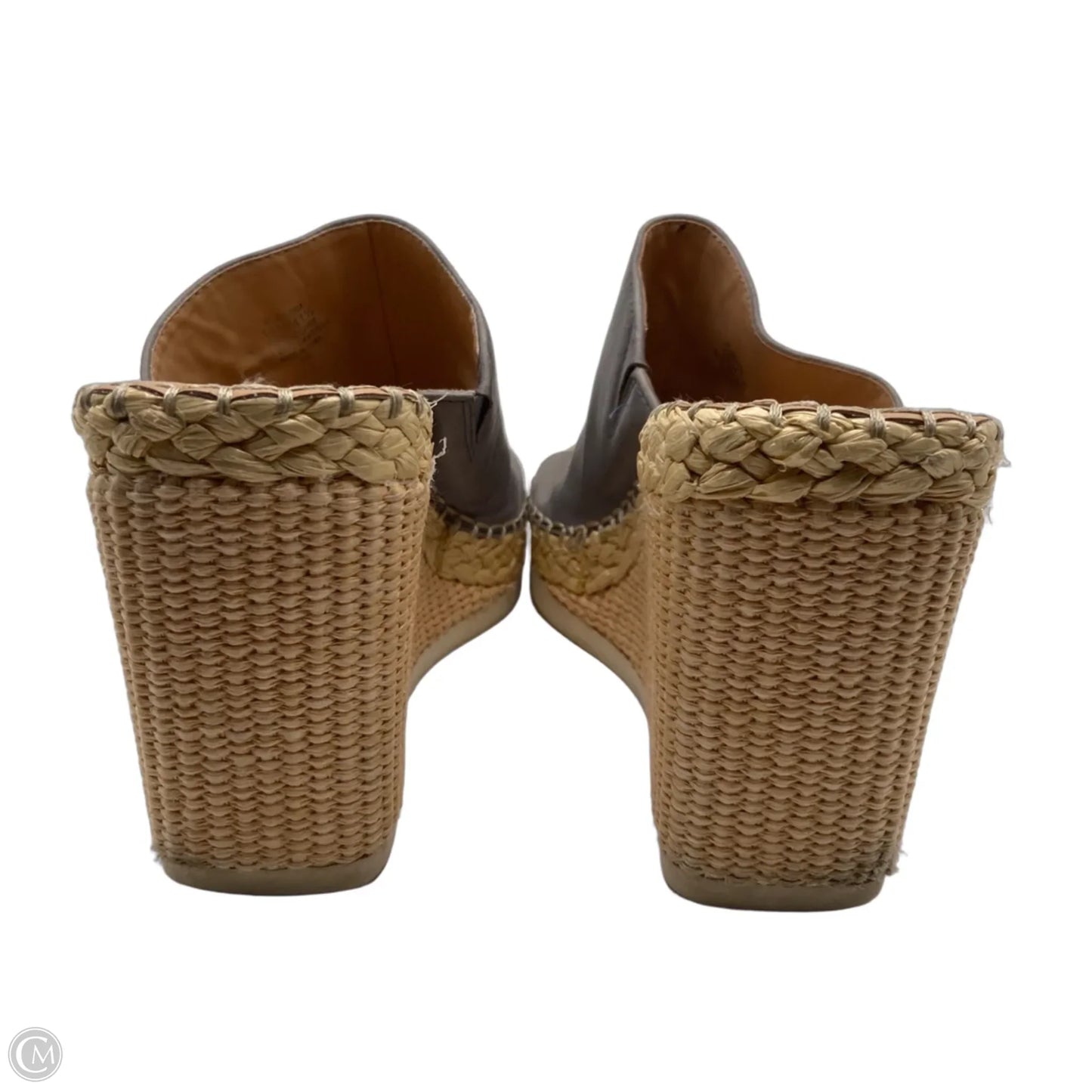 Sandals Heels Wedge By Vince Camuto In Grey, Size: 10