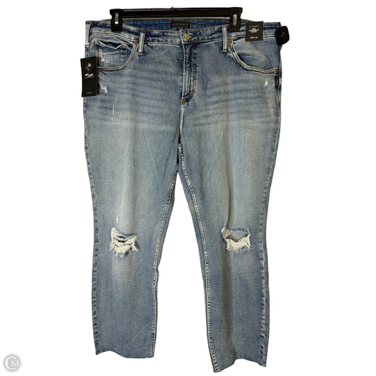Jeans Straight By Clothes Mentor In Blue Denim, Size: 18