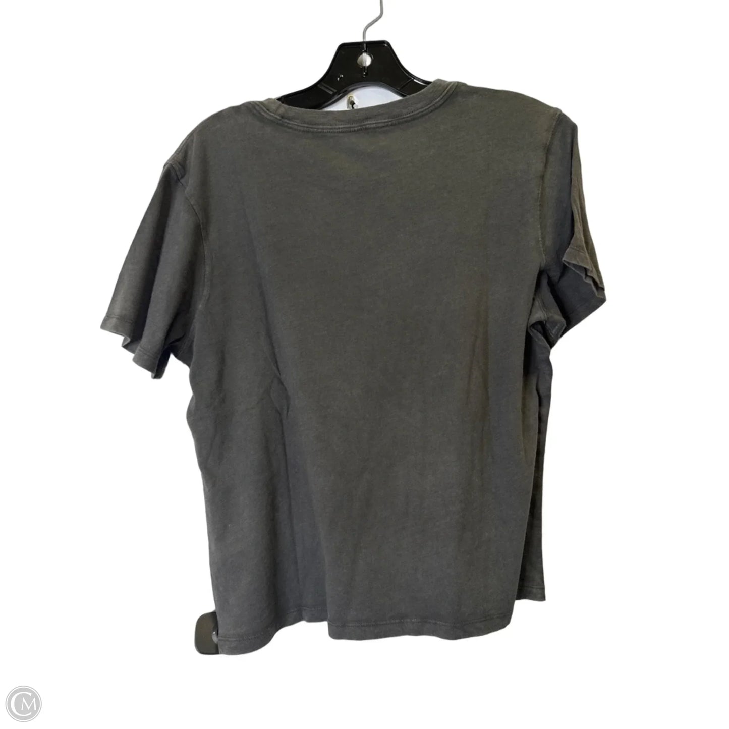 Top Short Sleeve By Aerie In Grey, Size: M