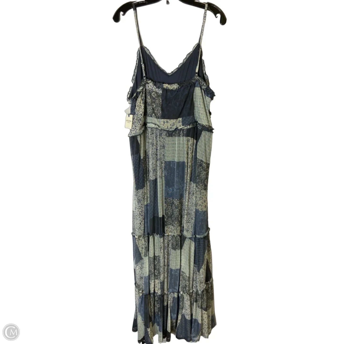 Dress Casual Maxi By Arizona In Blue, Size: Xxl