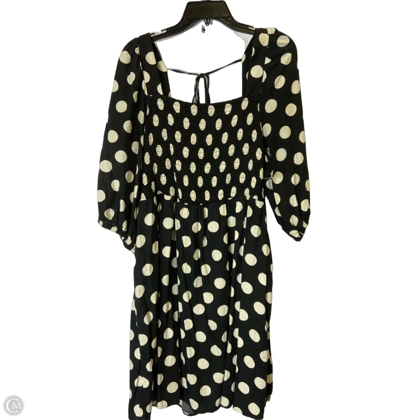 Dress Casual Short By Ava & Viv In Polkadot Pattern, Size: 10