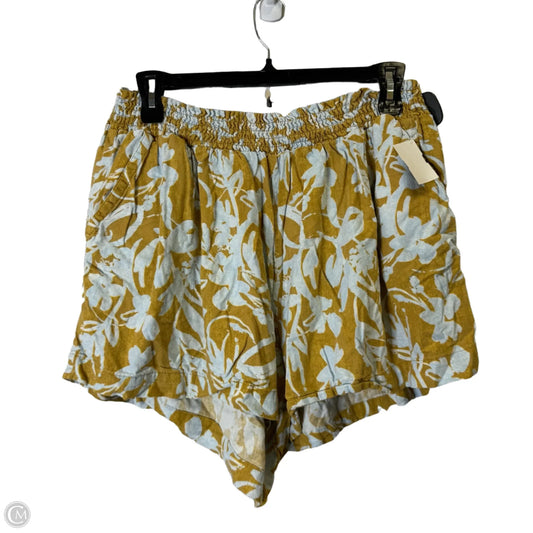 Shorts By Ava & Viv In Yellow, Size: 3x