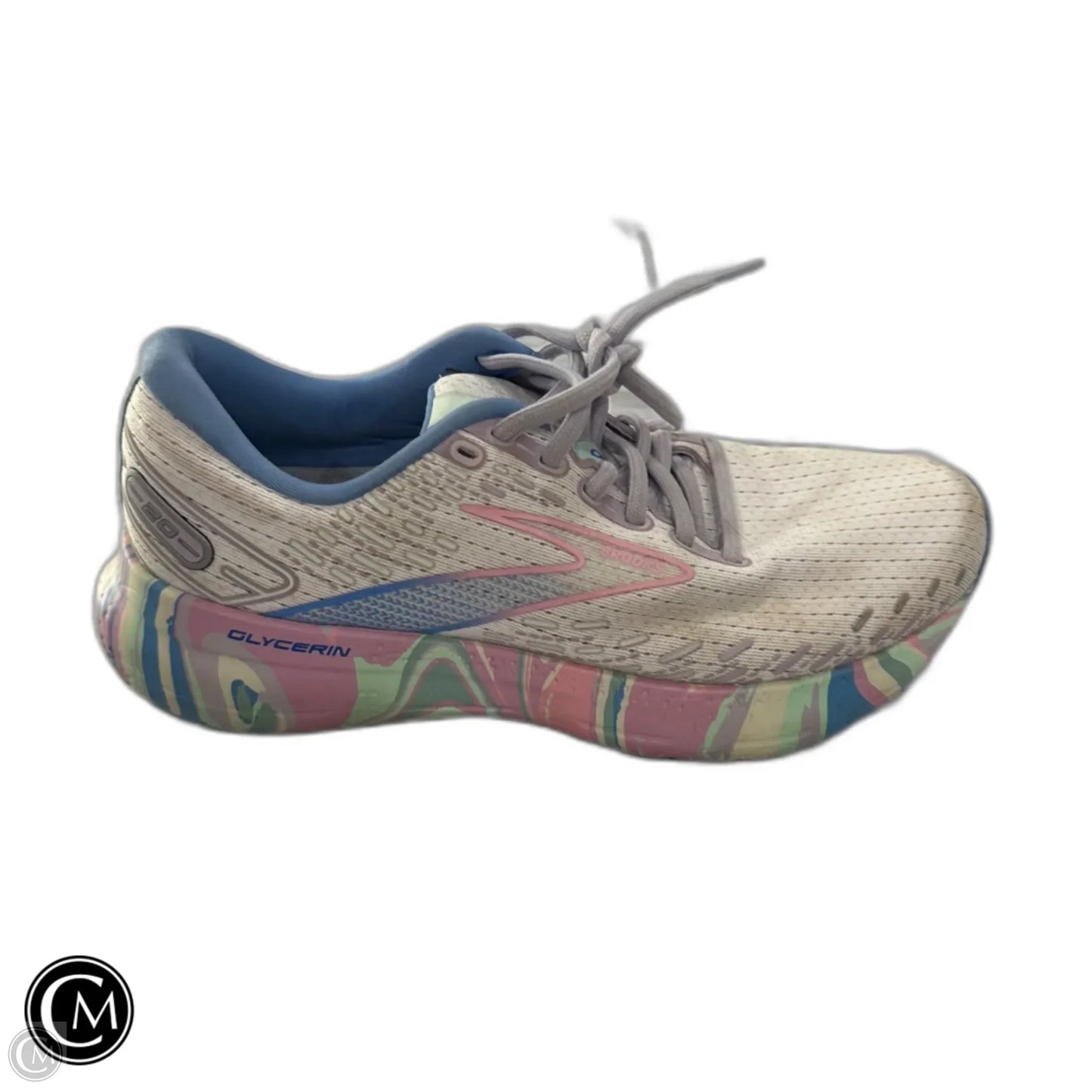 Shoes Athletic By Brooks In Multi-colored, Size: 9