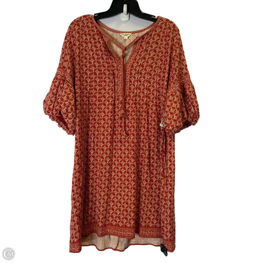 Dress Casual Short By Max Studio In Orange, Size: L