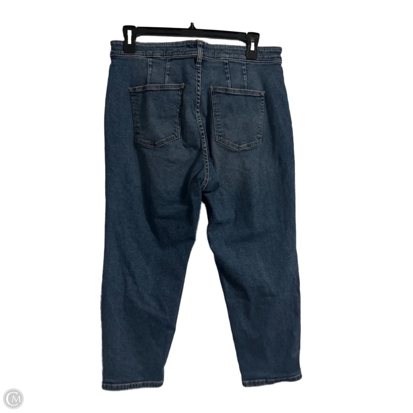 Jeans Straight By Pilcro In Blue Denim, Size: 16