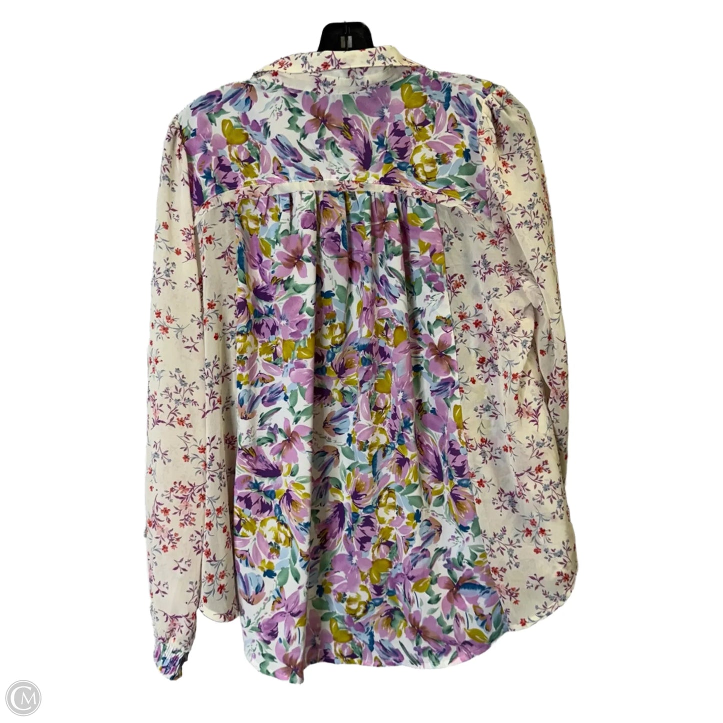 Top Long Sleeve By Umgee In Floral Print, Size: L