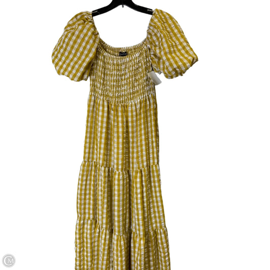 Dress Casual Maxi By Boohoo Boutique In Yellow, Size: 10
