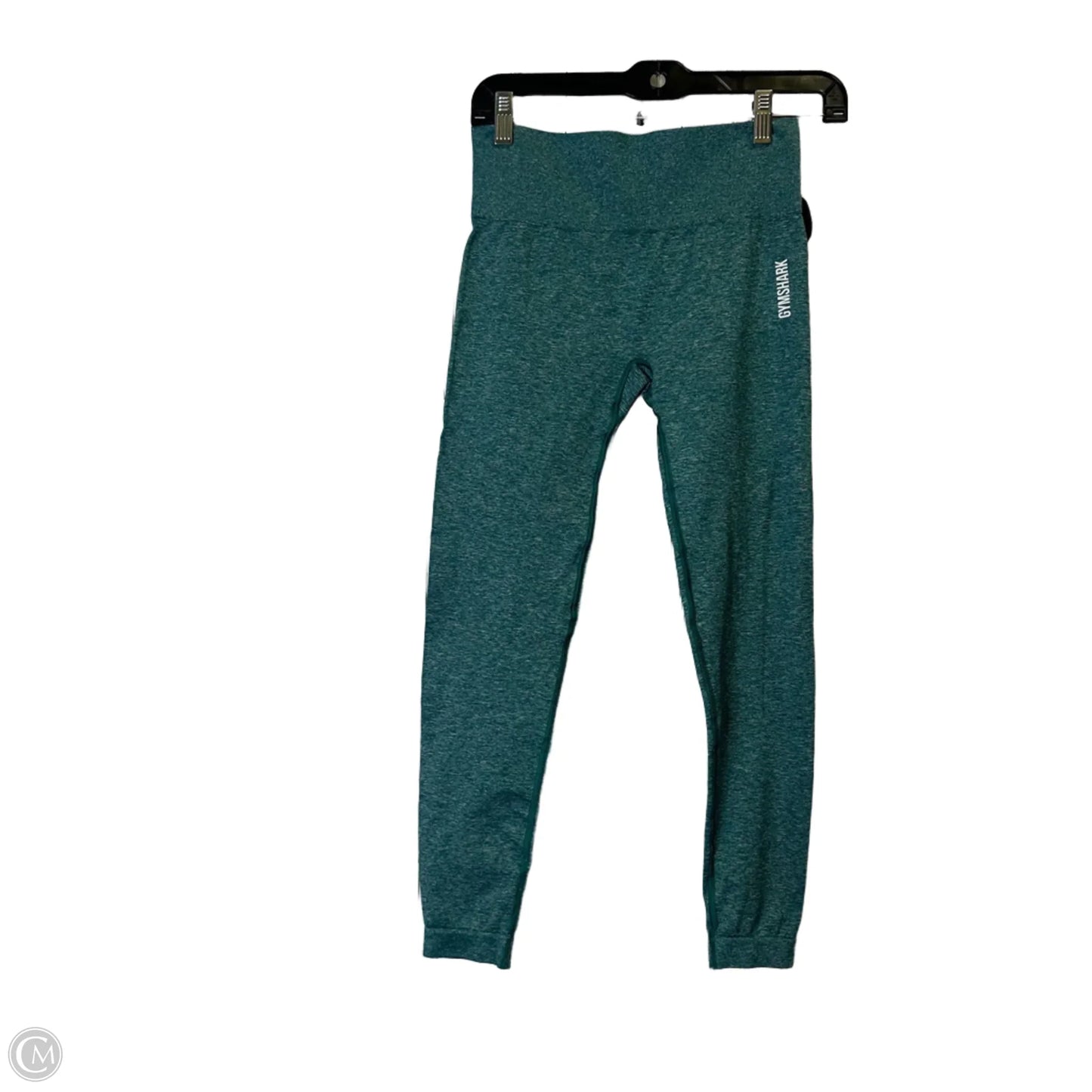 Athletic Leggings By Gym Shark In Teal, Size: M