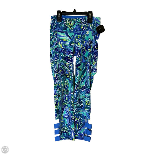 Athletic Leggings Capris By Lilly Pulitzer In Blue, Size: Xxs