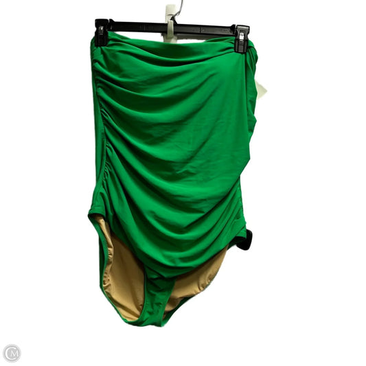 Swimsuit By J. Jill In Green, Size: Xl