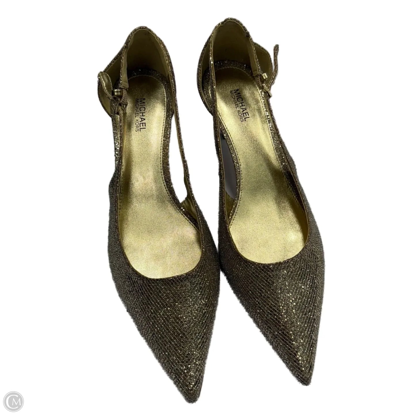 Shoes Designer By Michael By Michael Kors In Gold, Size: 9.5