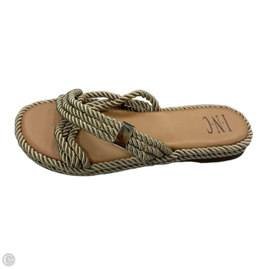 Sandals Flats By Inc In Taupe, Size: 7