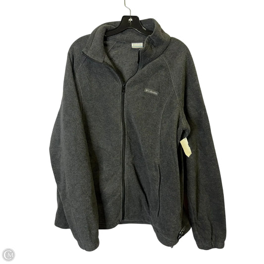 Jacket Fleece By Columbia In Grey, Size: Xxl