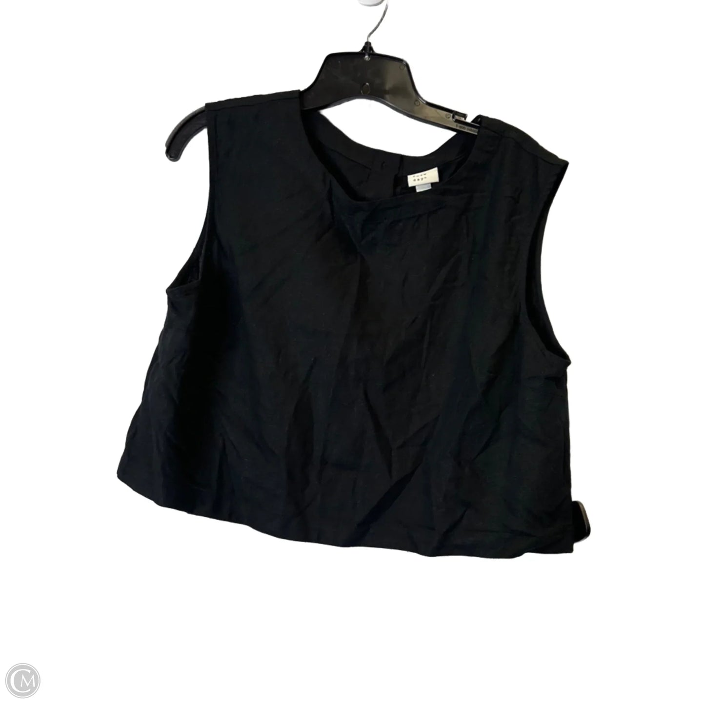 Top Sleeveless By A New Day In Black, Size: L
