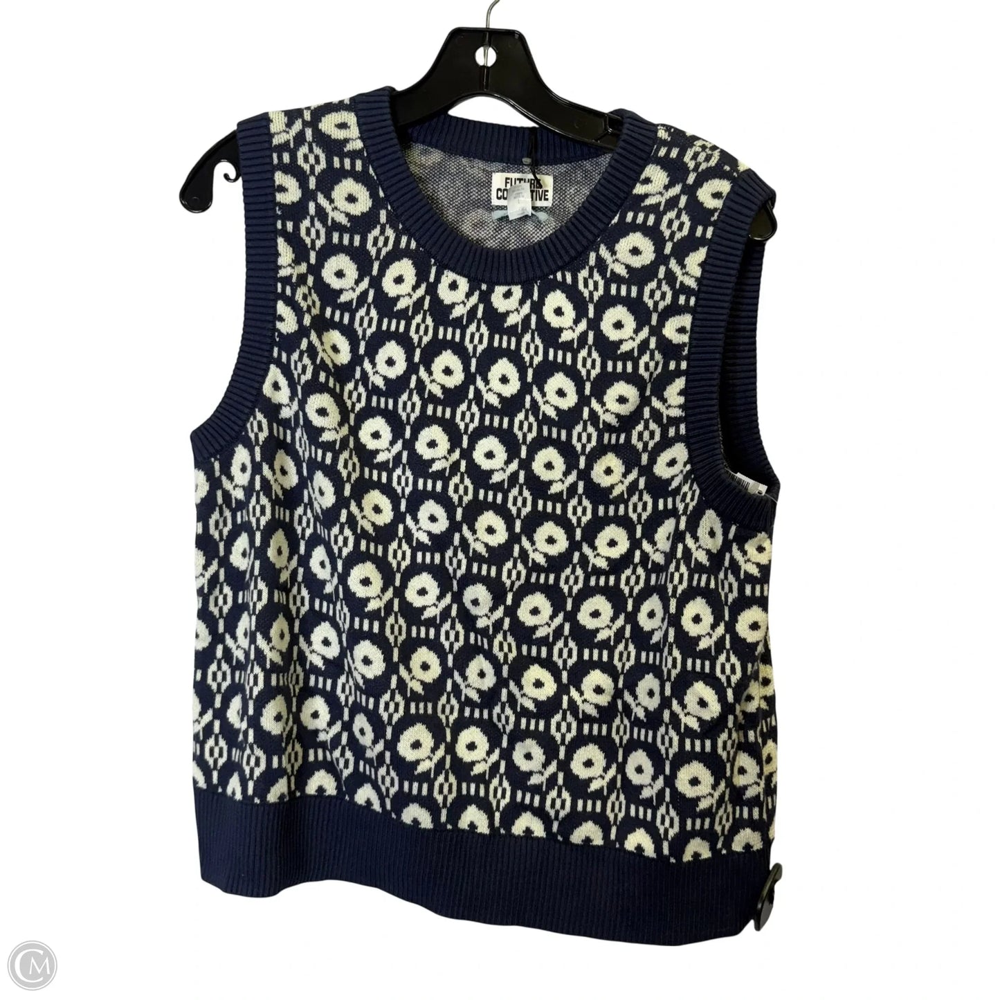 Vest Sweater By Target-designer In Blue, Size: L