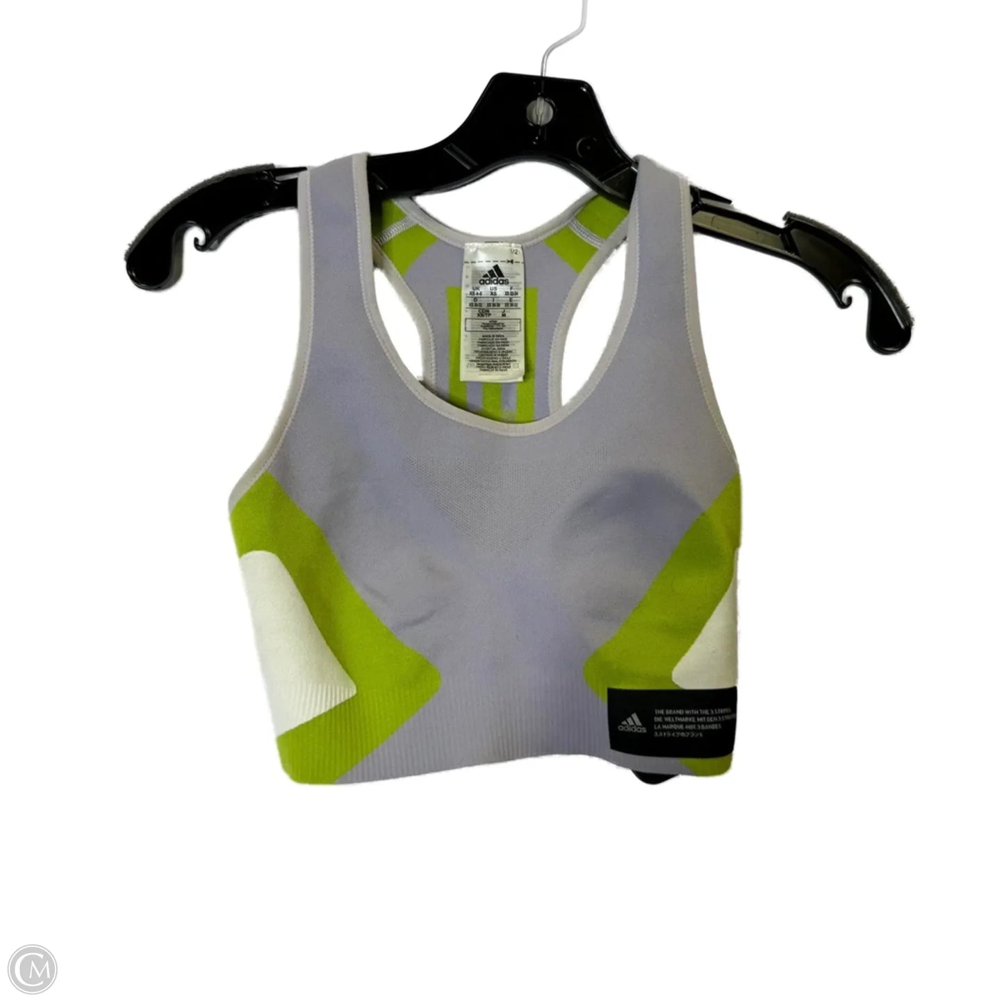 Athletic Bra By Adidas In Purple, Size: Xs