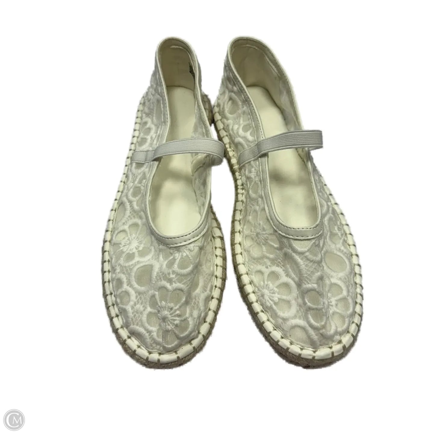 Shoes Flats By Universal Thread In White, Size: 8