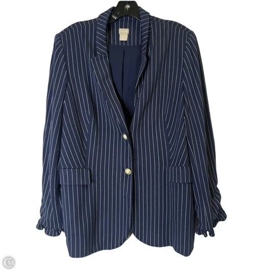 Blazer By Chicos In Blue, Size: Xl