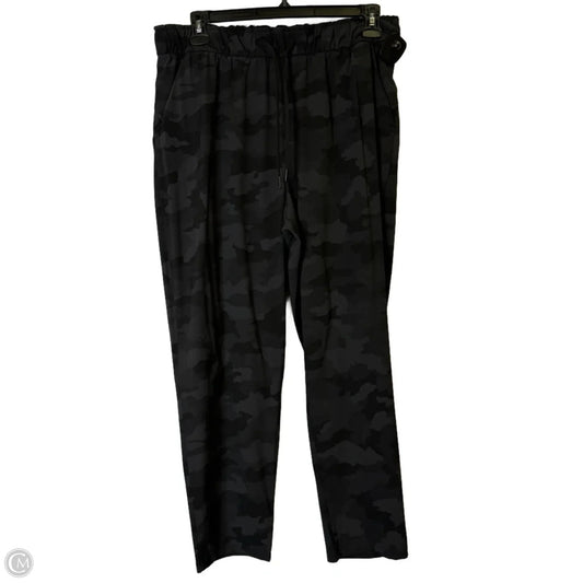 Athletic Pants By Lululemon In Black, Size: 14