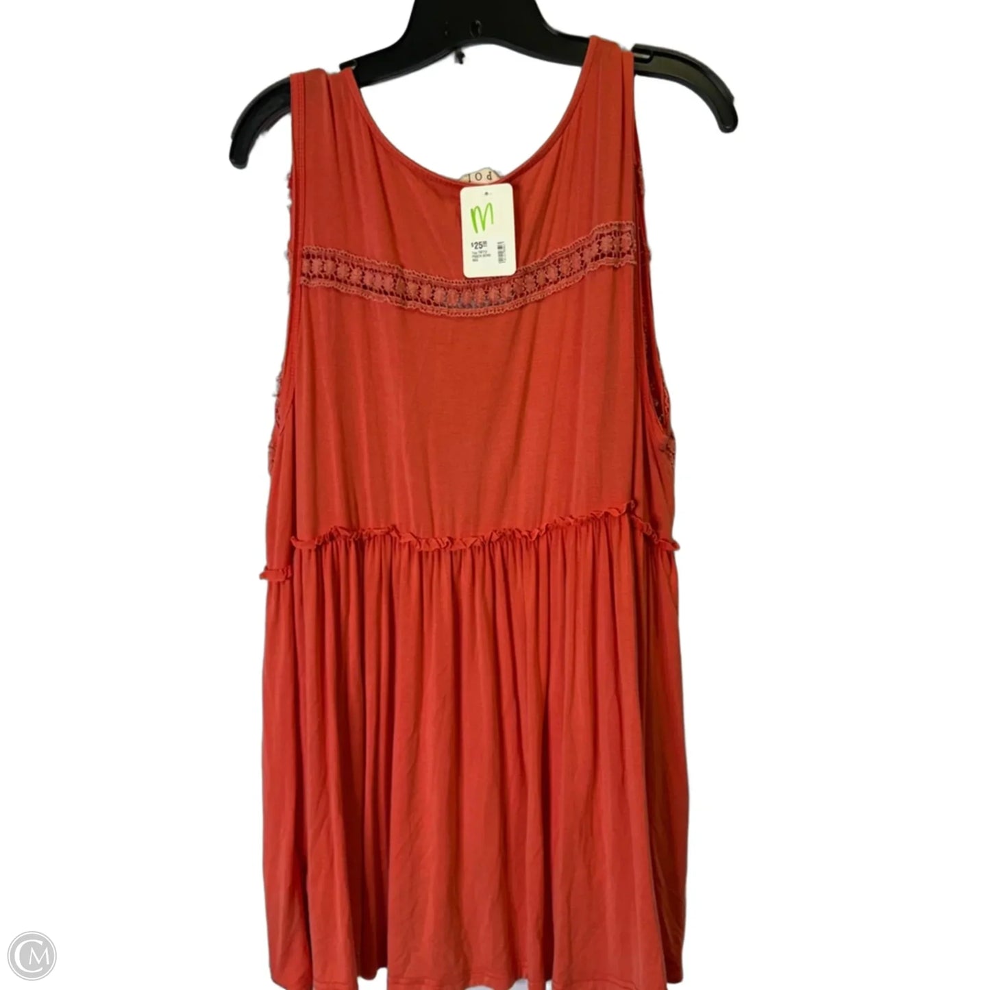 Top Sleeveless Basic By Pol In Pink, Size: M