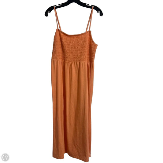 Dress Casual Maxi By Old Navy In Orange, Size: M