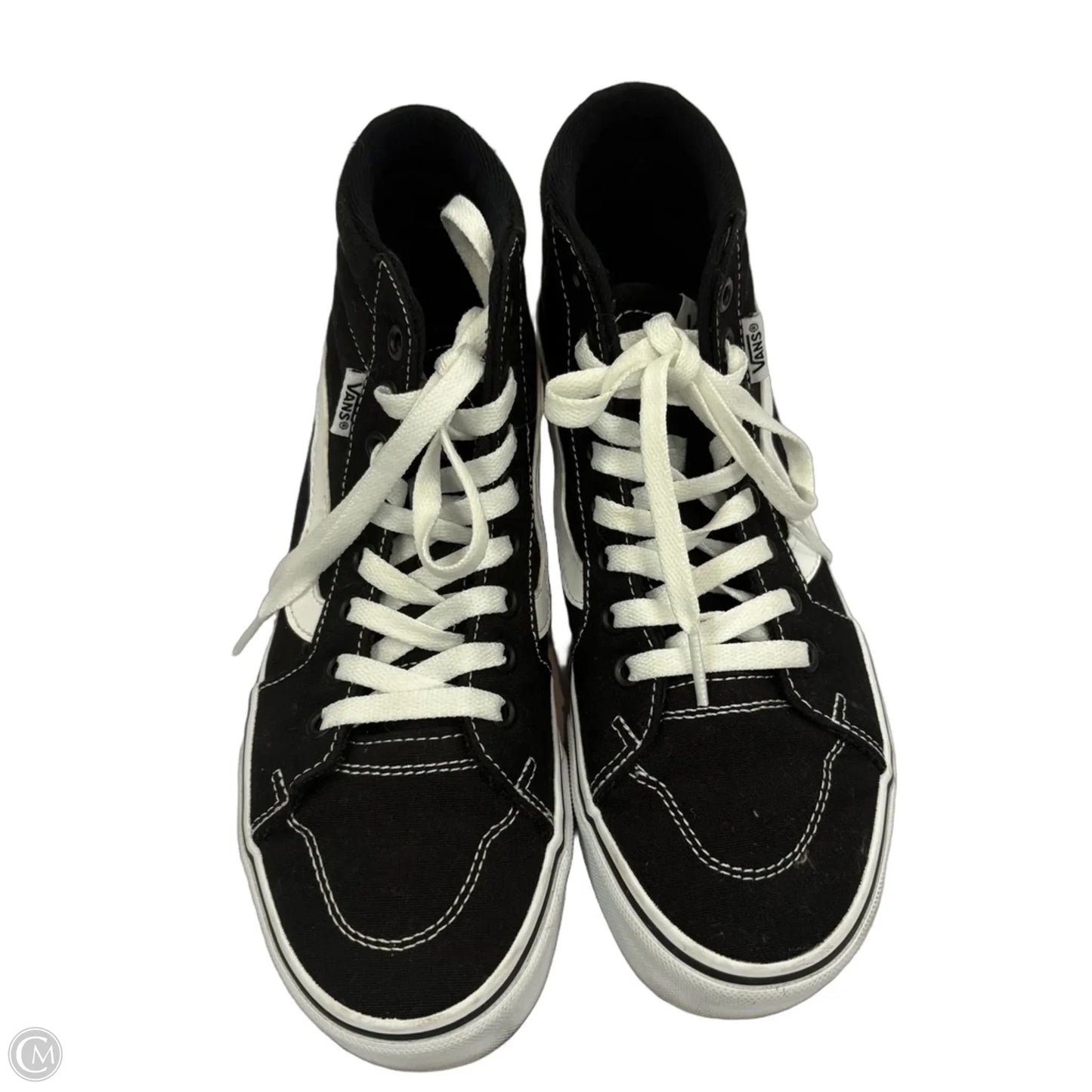 Shoes Sneakers By Vans In Black, Size: 8