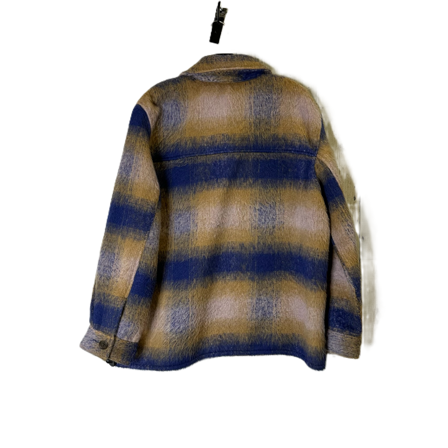 Jacket Shirt By Gap In Blue, Size: L