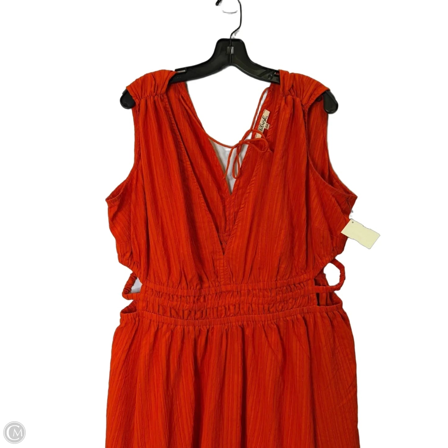 Dress Casual Short By Blush In Orange, Size: 3x