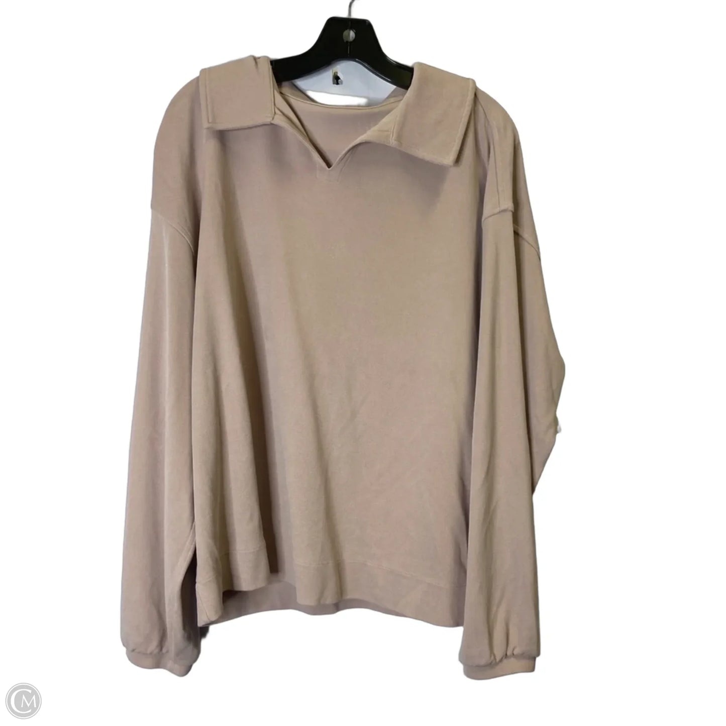 Athletic Sweatshirt Collar By Lululemon In Pink, Size: L