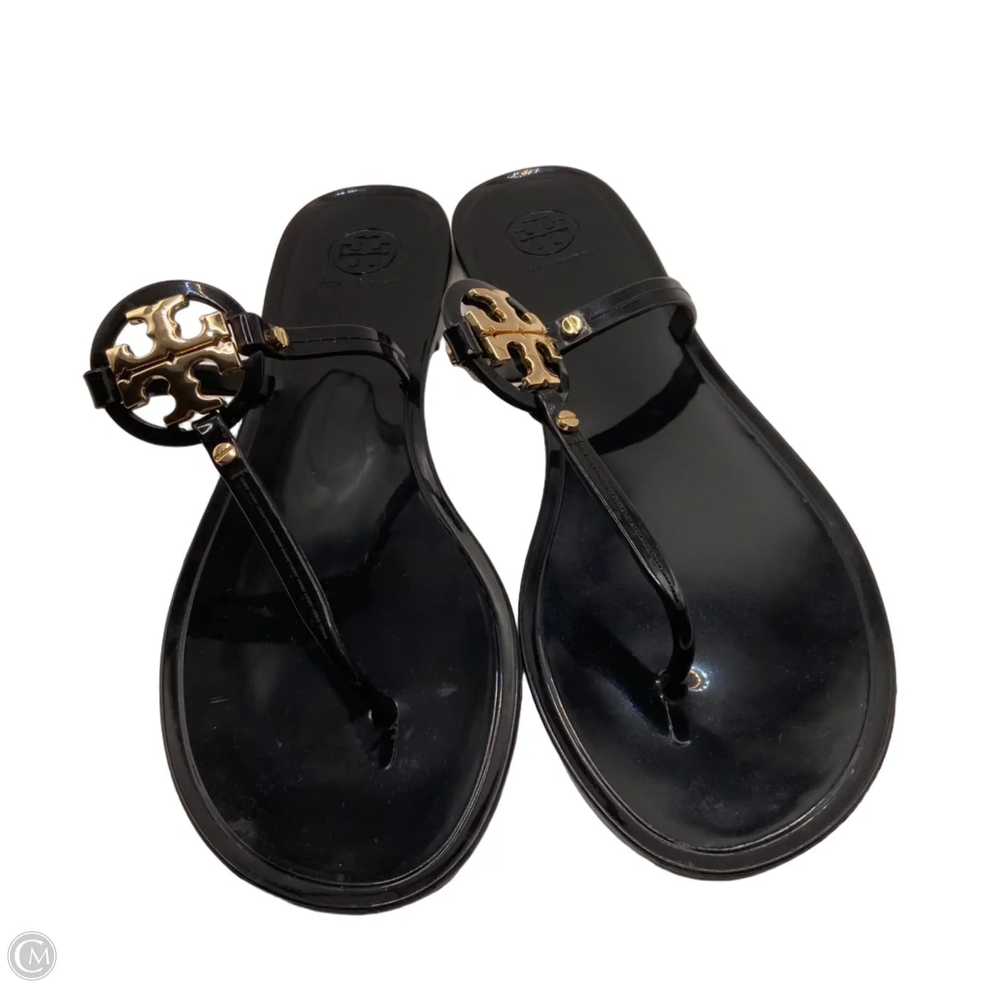 Sandals Designer By Tory Burch In Black, Size: 10