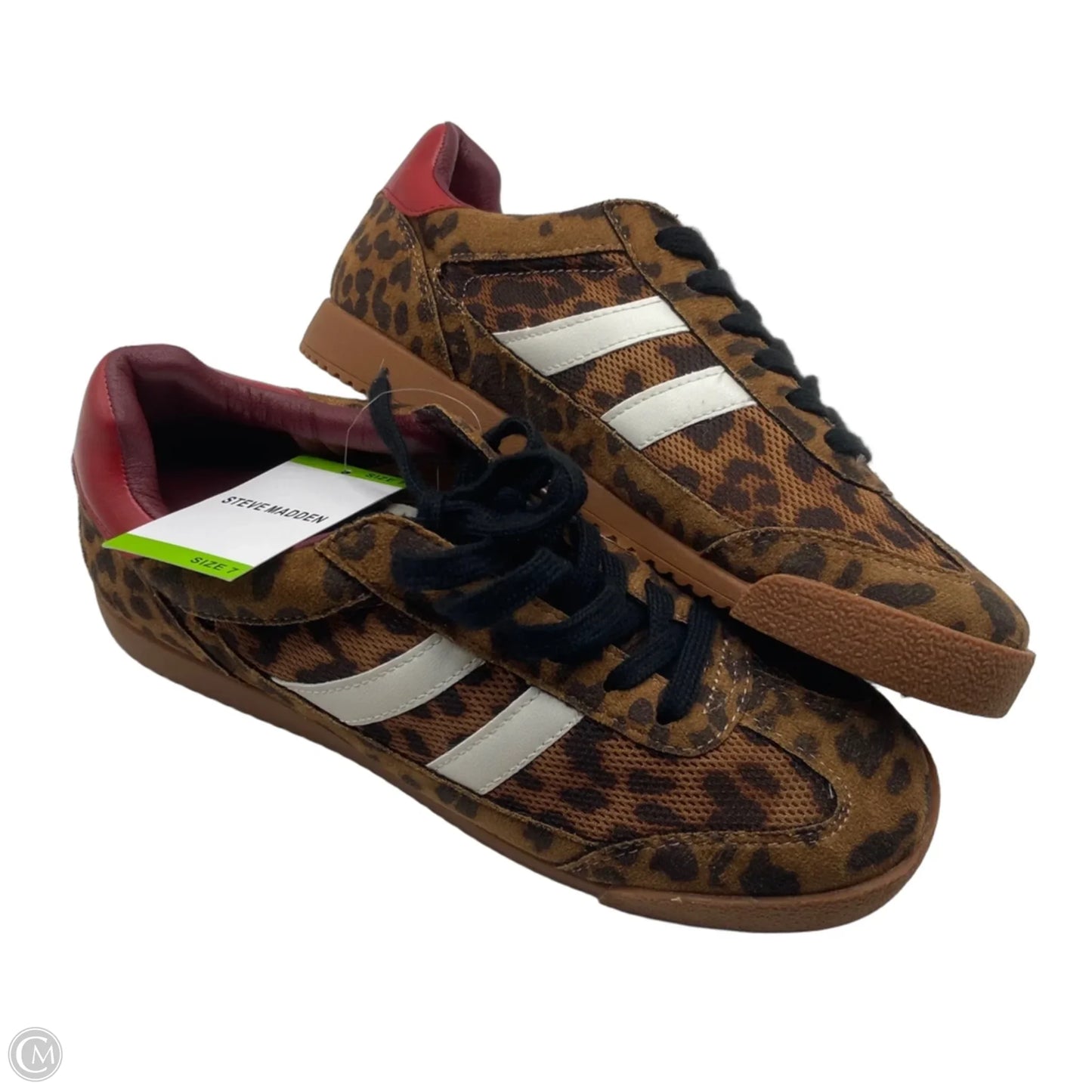 Shoes Sneakers By Steve Madden In Animal Print, Size: 7