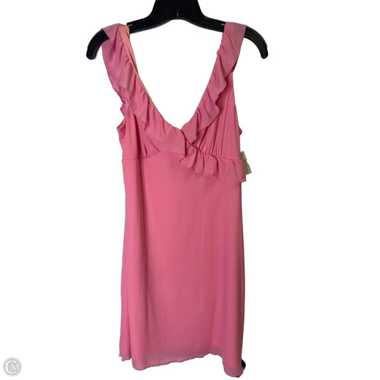 Dress Casual Short By Clothes Mentor In Pink, Size: M