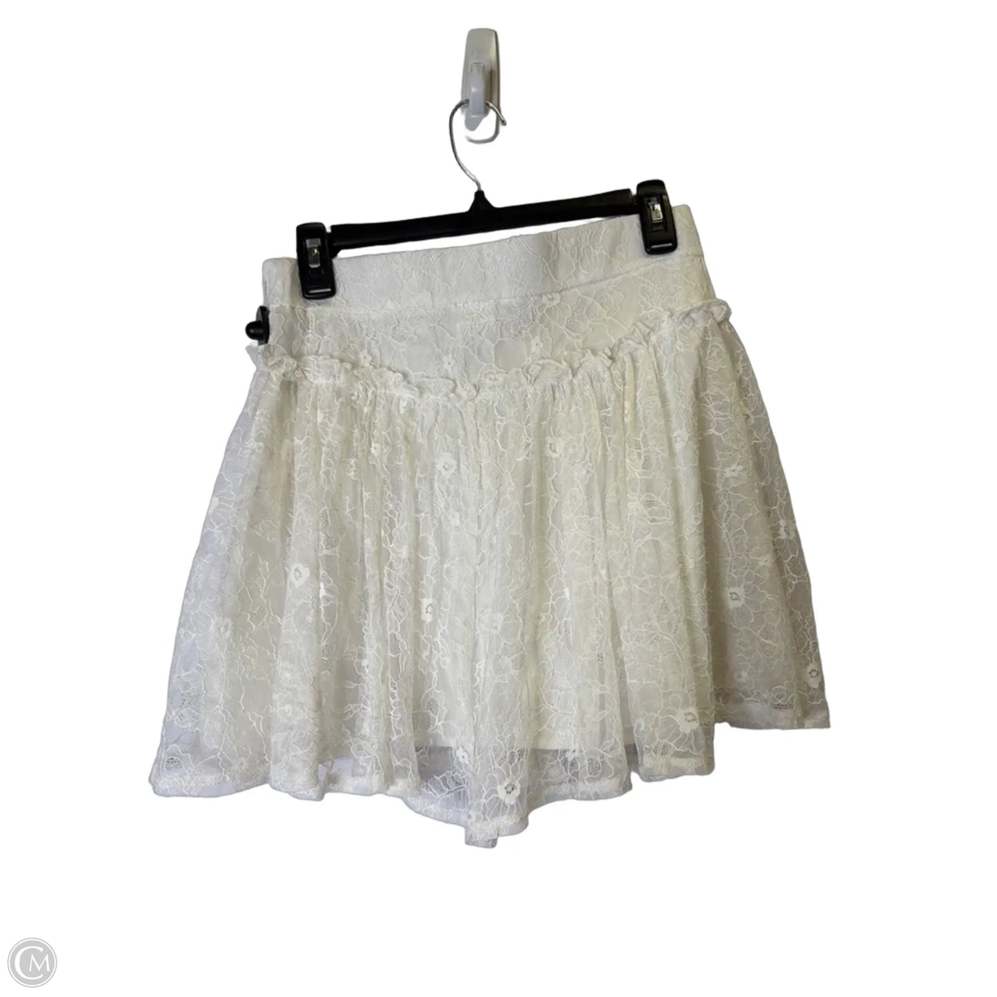 Skirt Mini & Short By Shein In White, Size: L