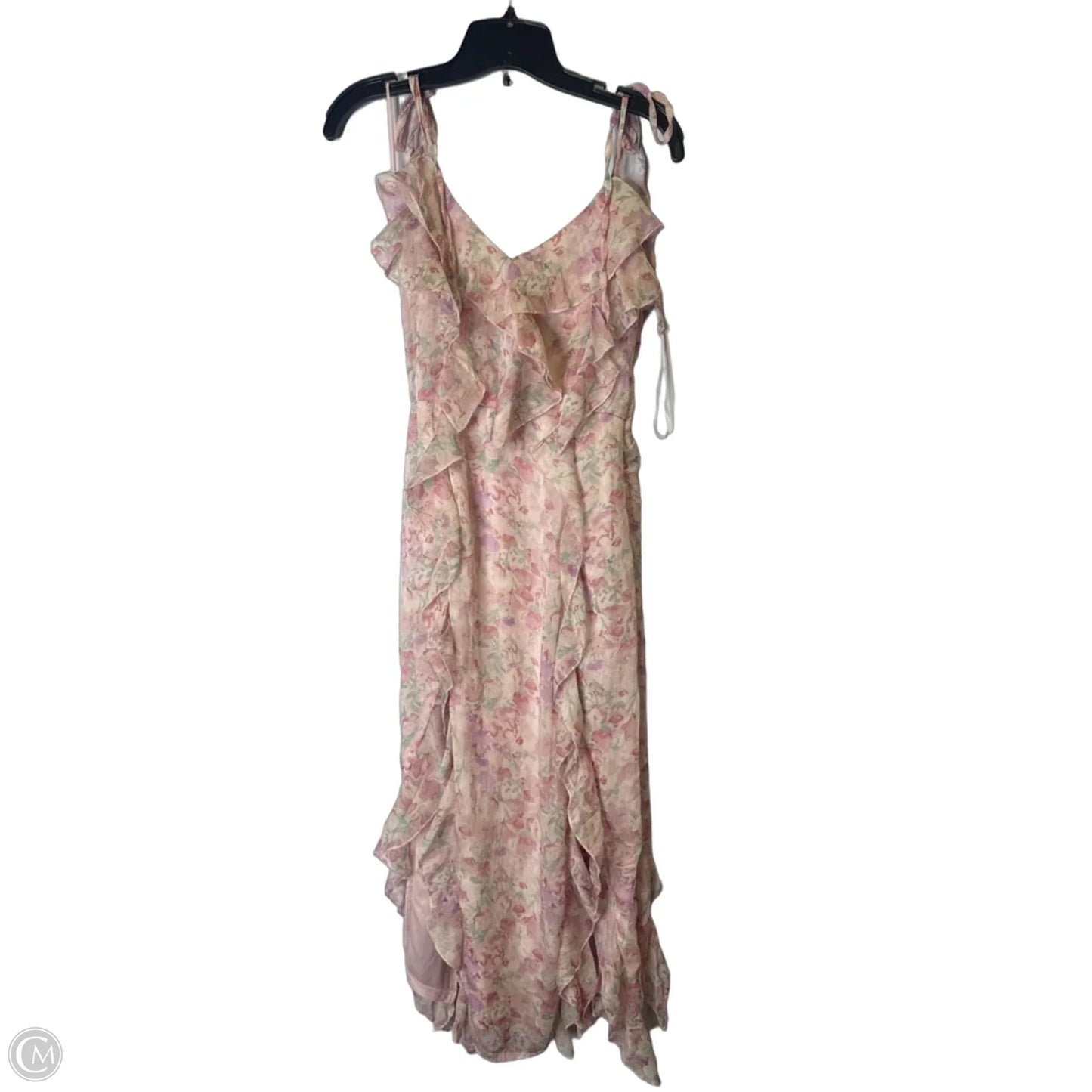 Dress Party Long By Clothes Mentor In Pink, Size: S