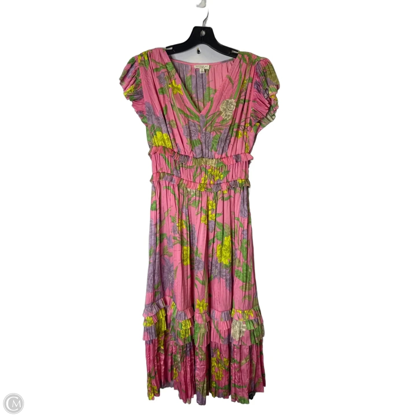 Dress Casual Midi By Current Air In Pink, Size: Xs