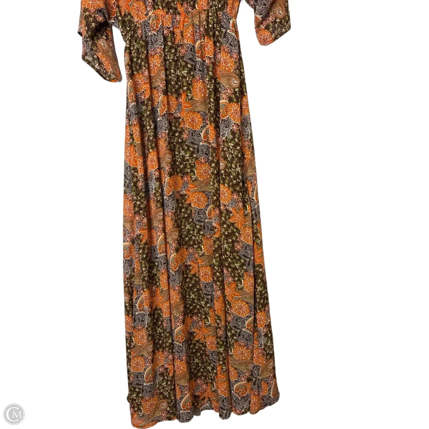 Dress Casual Maxi By Entro In Brown, Size: S