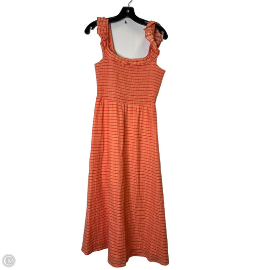 Dress Casual Midi By Carve Designs In Orange, Size: S