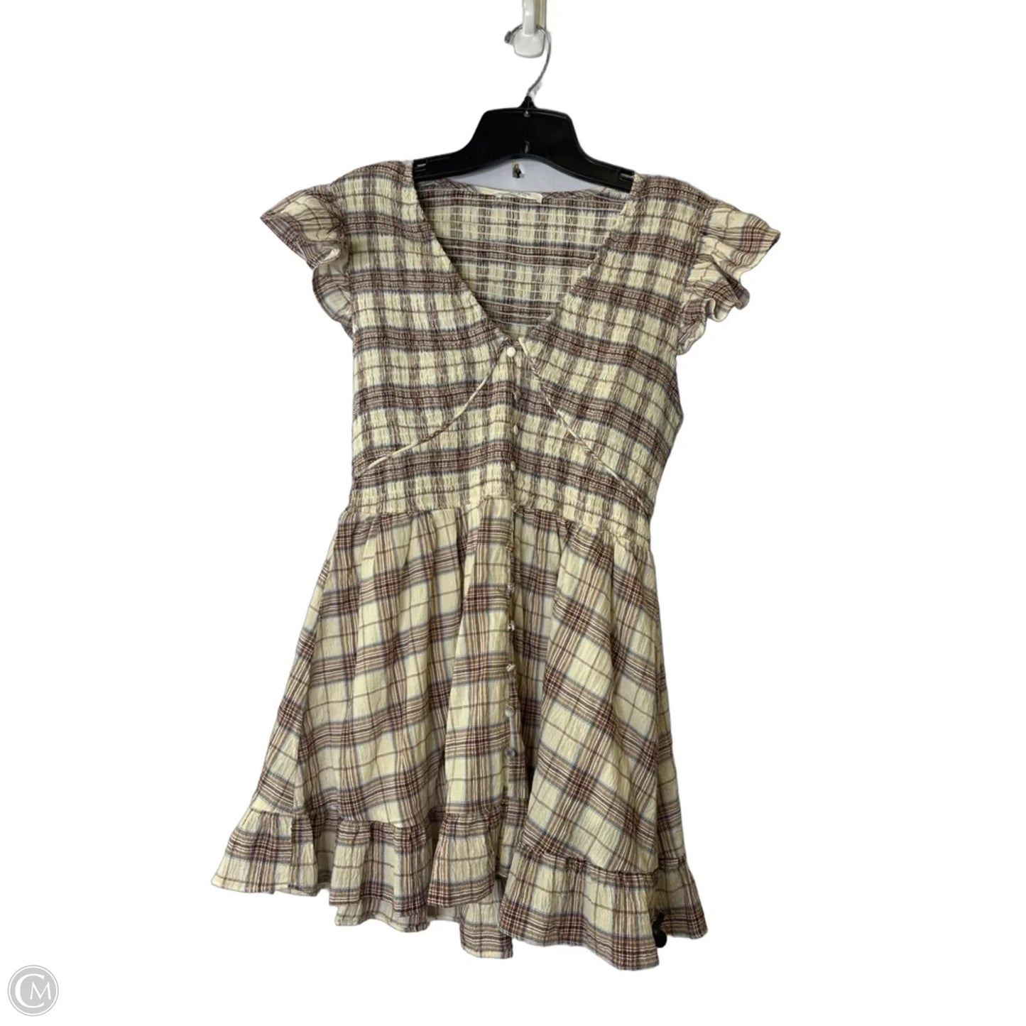 Dress Casual Short By Clothes Mentor In Cream, Size: 8
