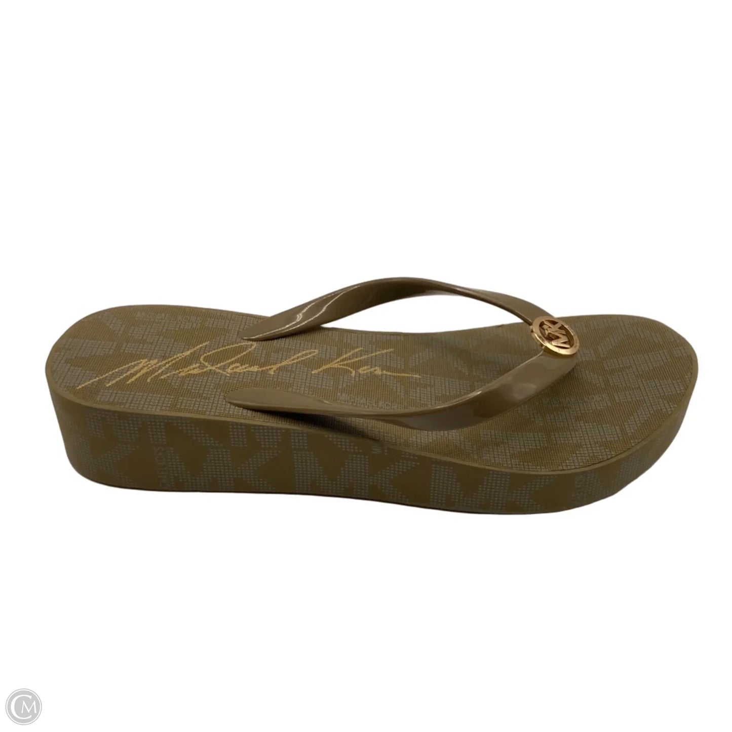 Sandals Designer By Michael By Michael Kors In Taupe, Size: 8