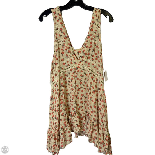 Top Sleeveless By Free People In Cream, Size: S