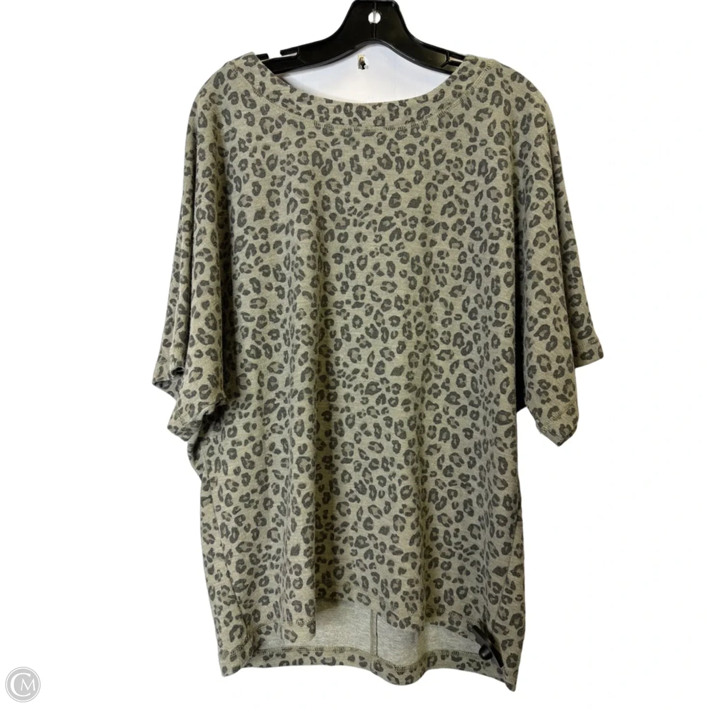 Top Short Sleeve Basic By Mustard Seed In Animal Print, Size: M
