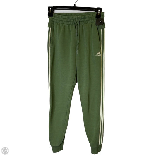 Athletic Pants By Adidas In Green, Size: S