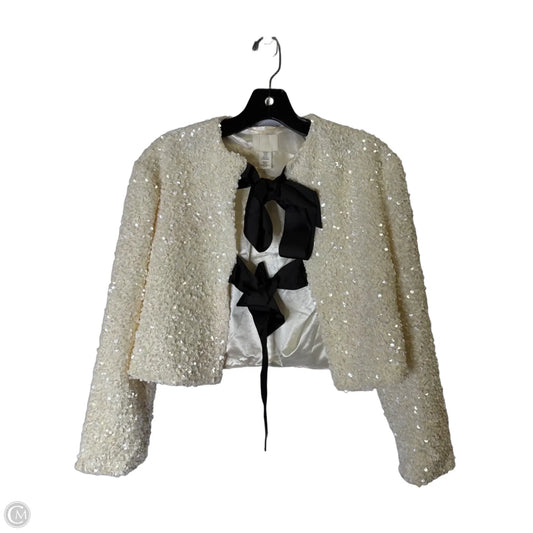 Cardigan By H&m In Cream, Size: Xs