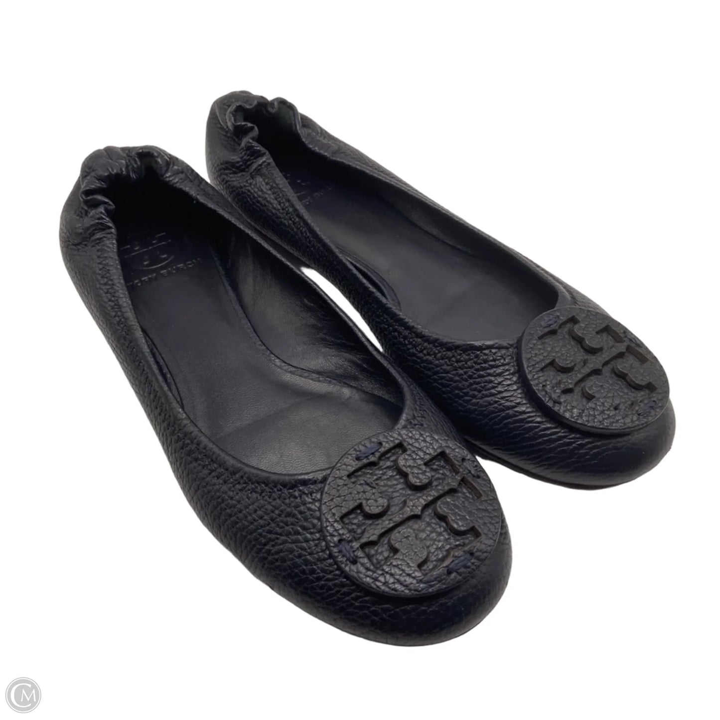 Shoes Designer By Tory Burch In Black/Navy, Size: 8.5